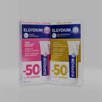 Elgydium duos pasta de dentes em promoção